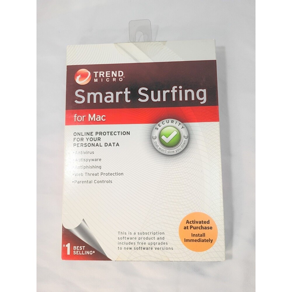 Trend Micro Software Smart Surfing Online Data Protection  for Mac - SEALED